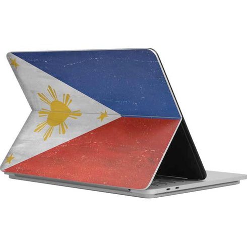 Philippines Flag Distressed Surface Laptop Studio Skin